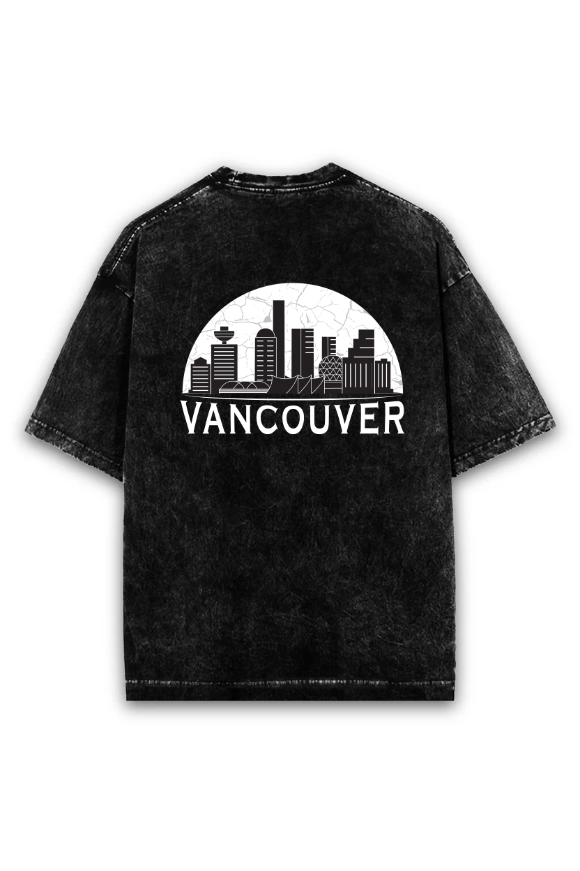 Vancouver — Oversized Acid Wash Tee