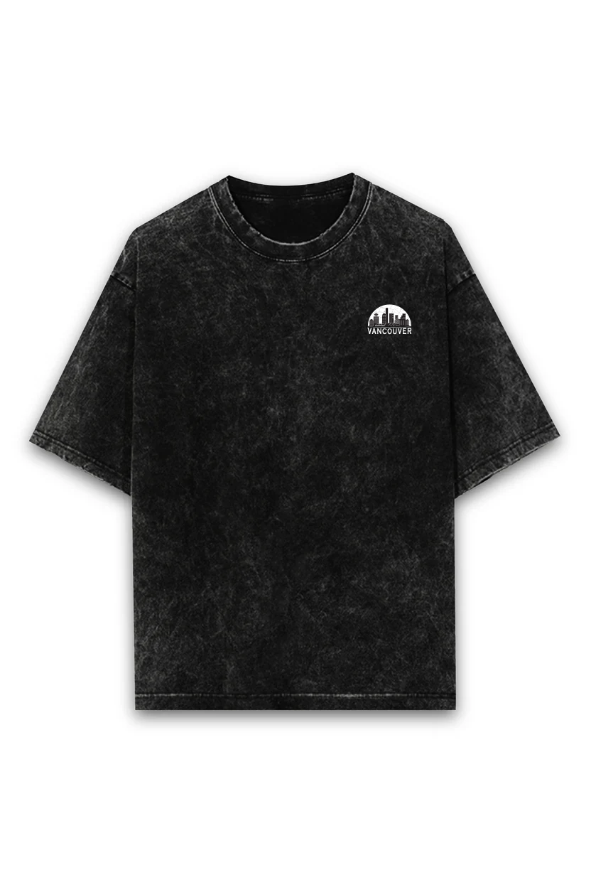 Vancouver — Oversized Acid Wash Tee
