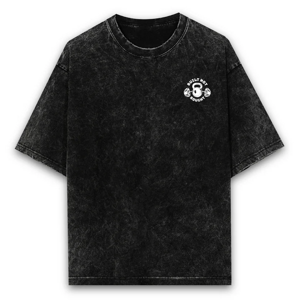 Built Not Bought — Oversized Acid Wash Tee