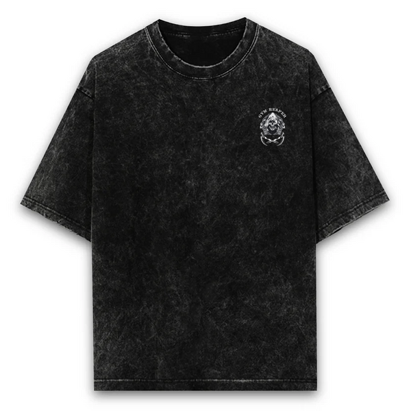 Gym Reaper — Oversized Acid Wash Tee